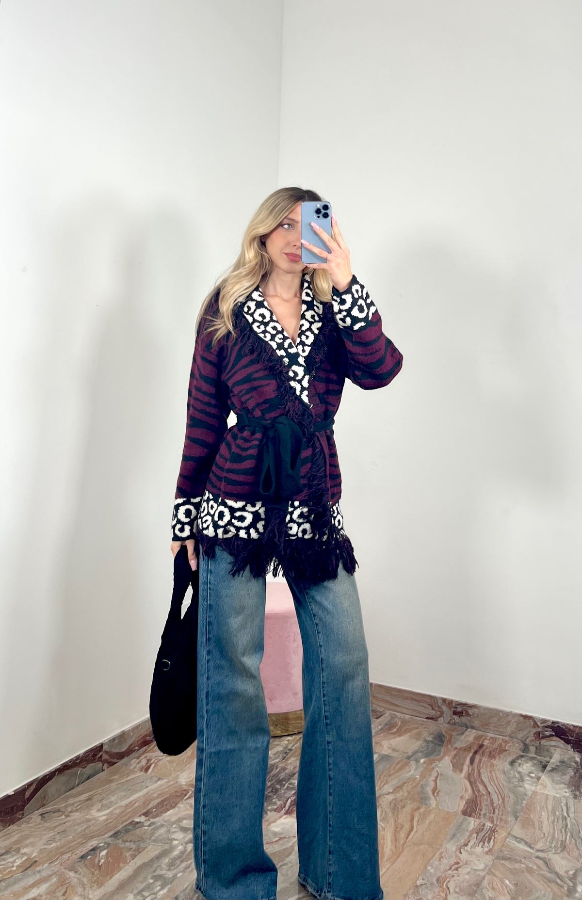 Cardigan Animalier