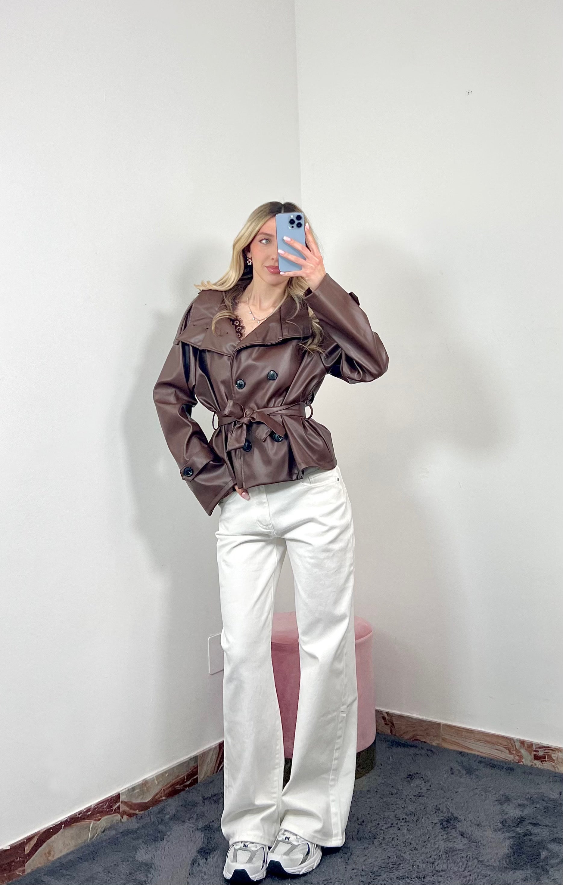 Trench Cleo Ecopelle