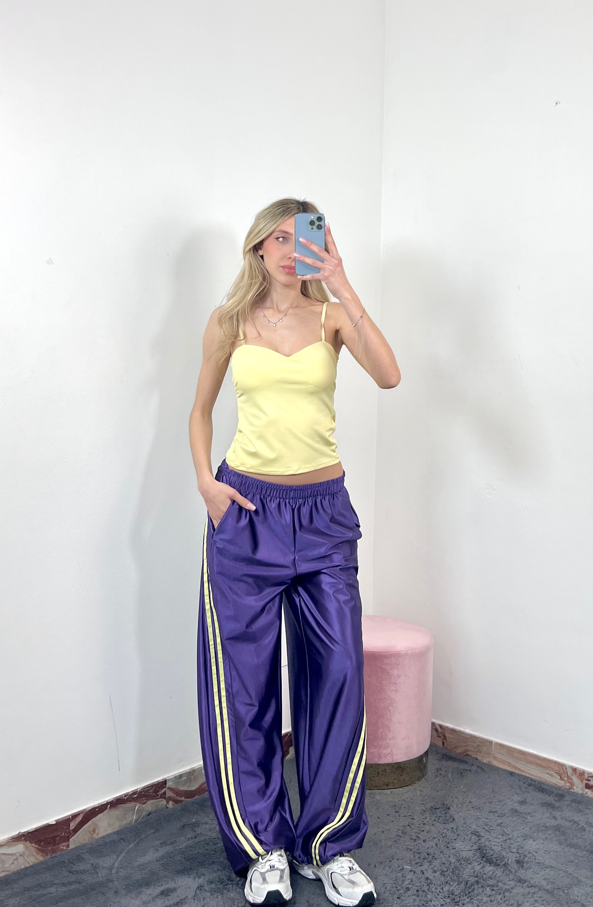 Pantalone Maxime Balloon Satin