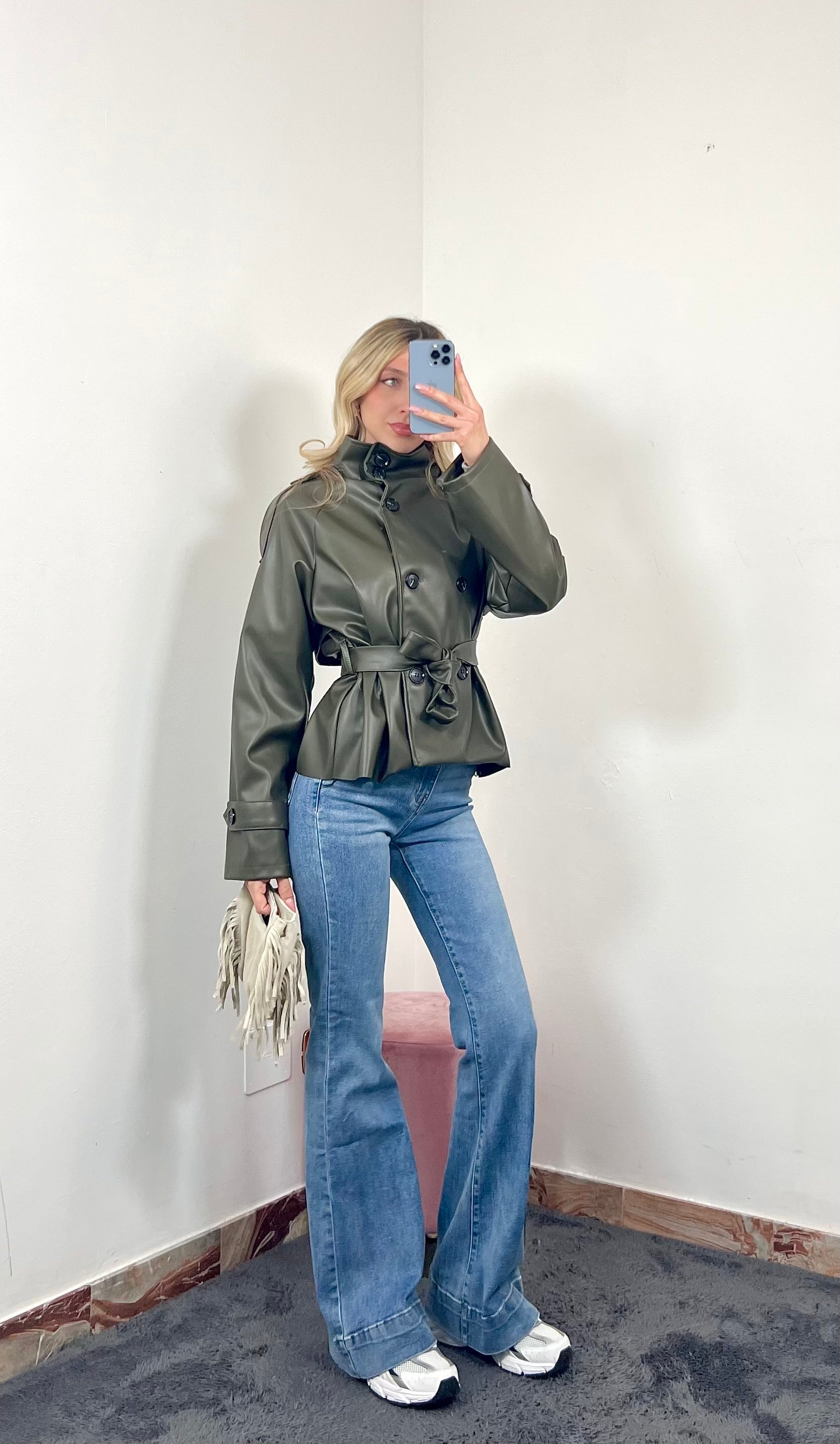 Trench Cleo Ecopelle