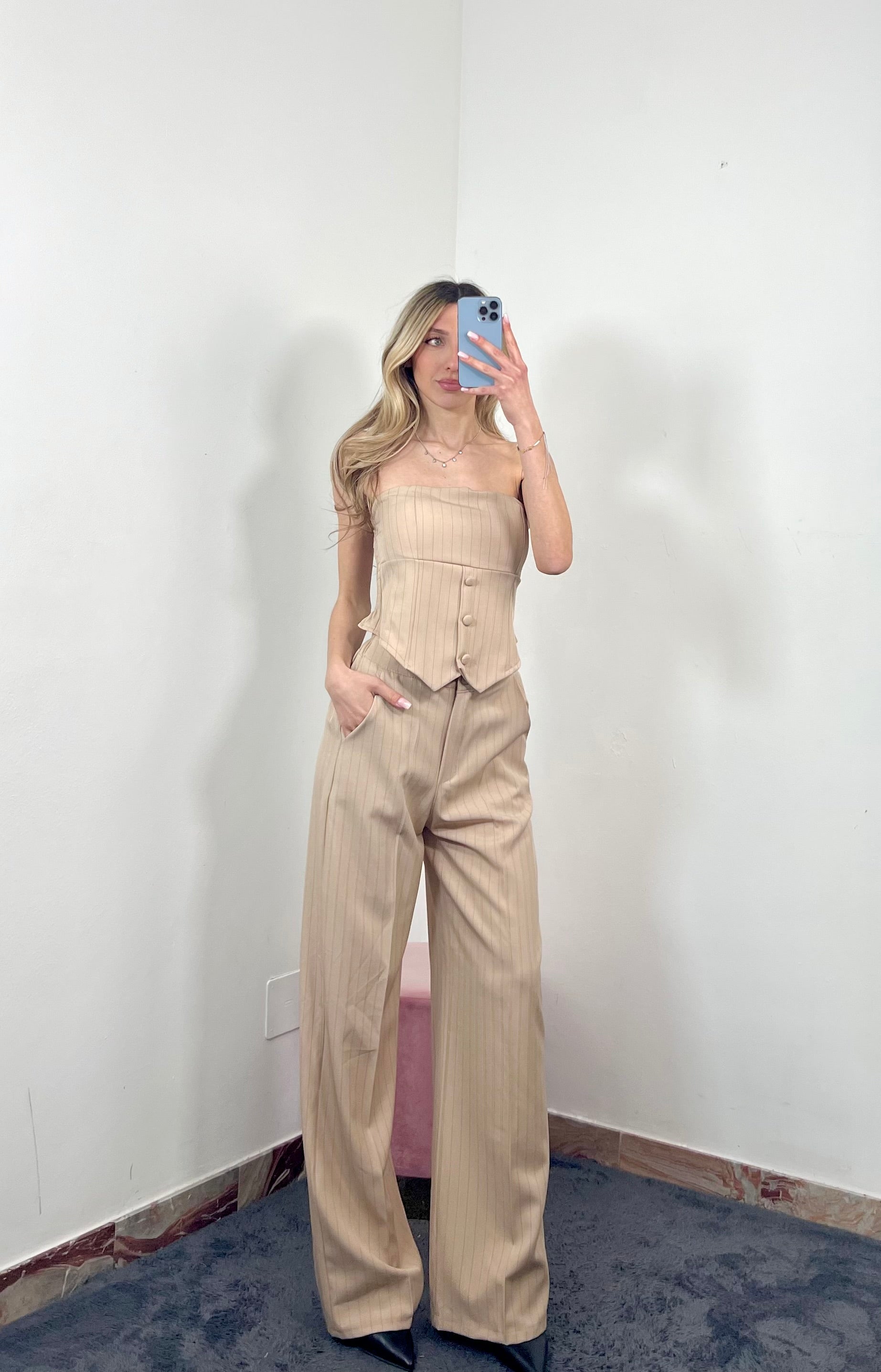 Set Amber Gessato