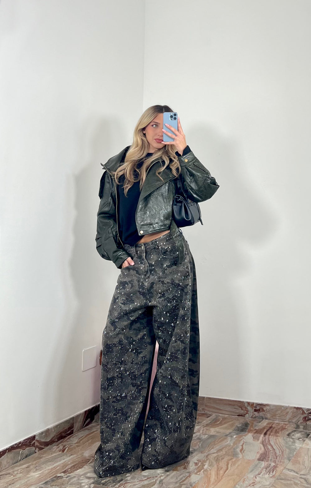 Jeans Camo Shine