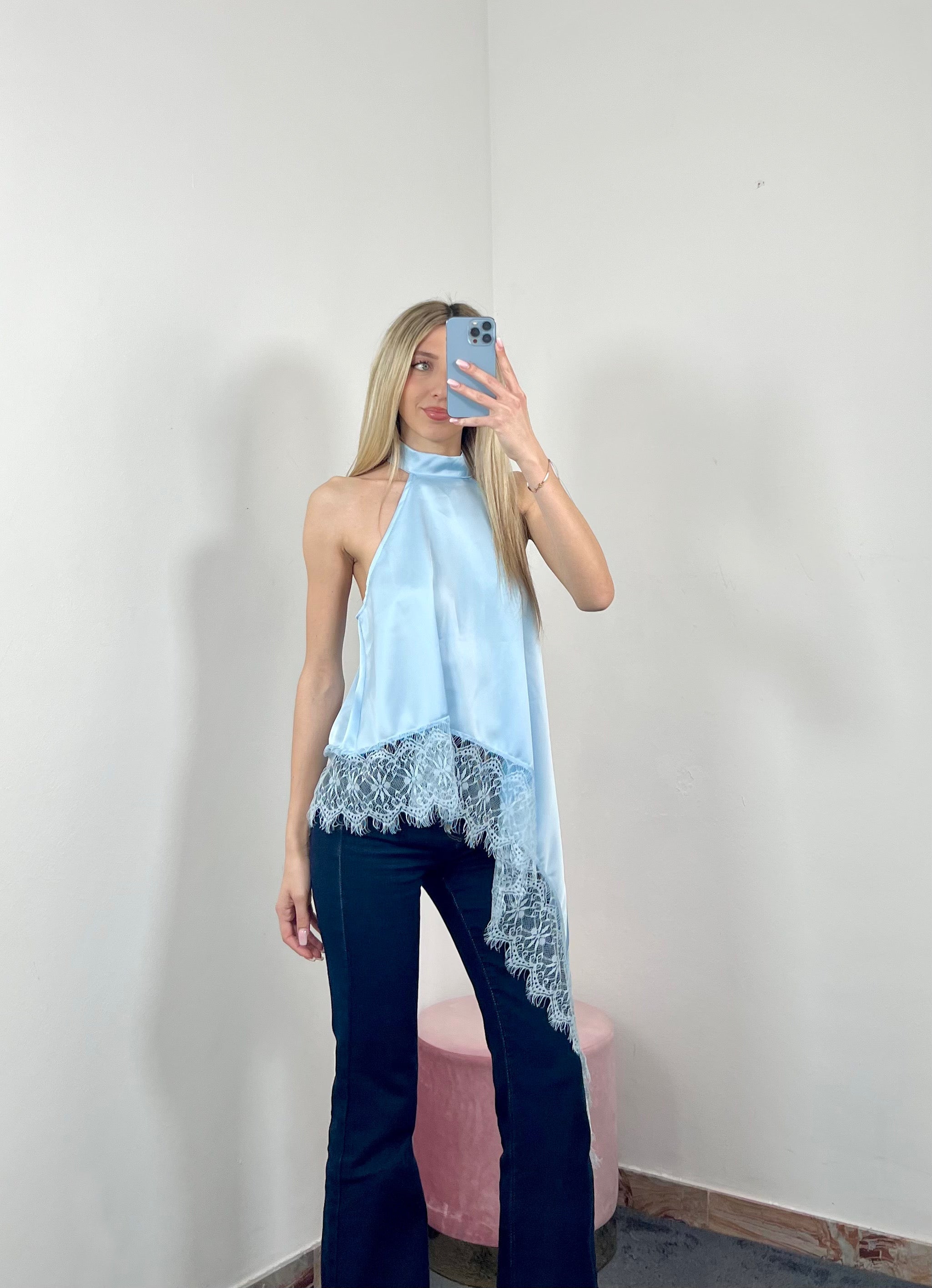 Maglia Lace Halter