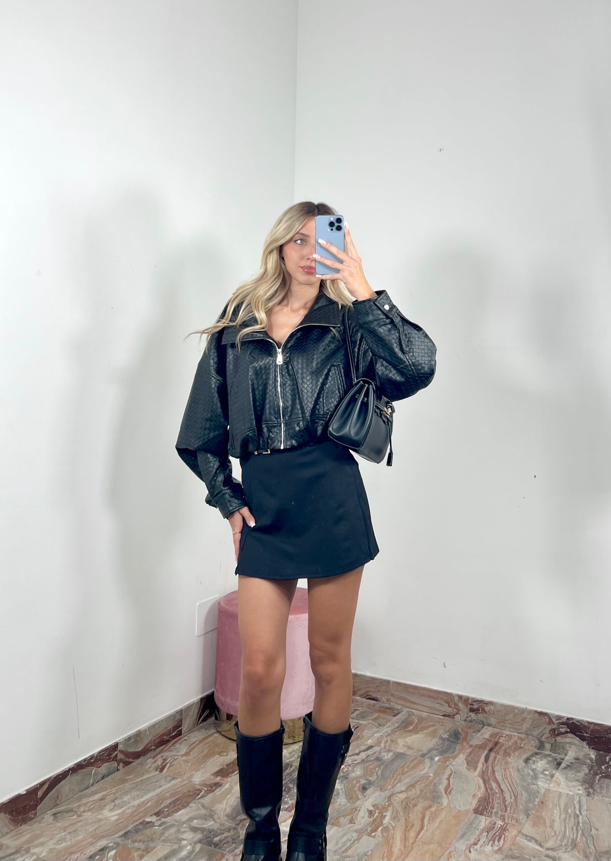 Giacca Bomber Intreccio