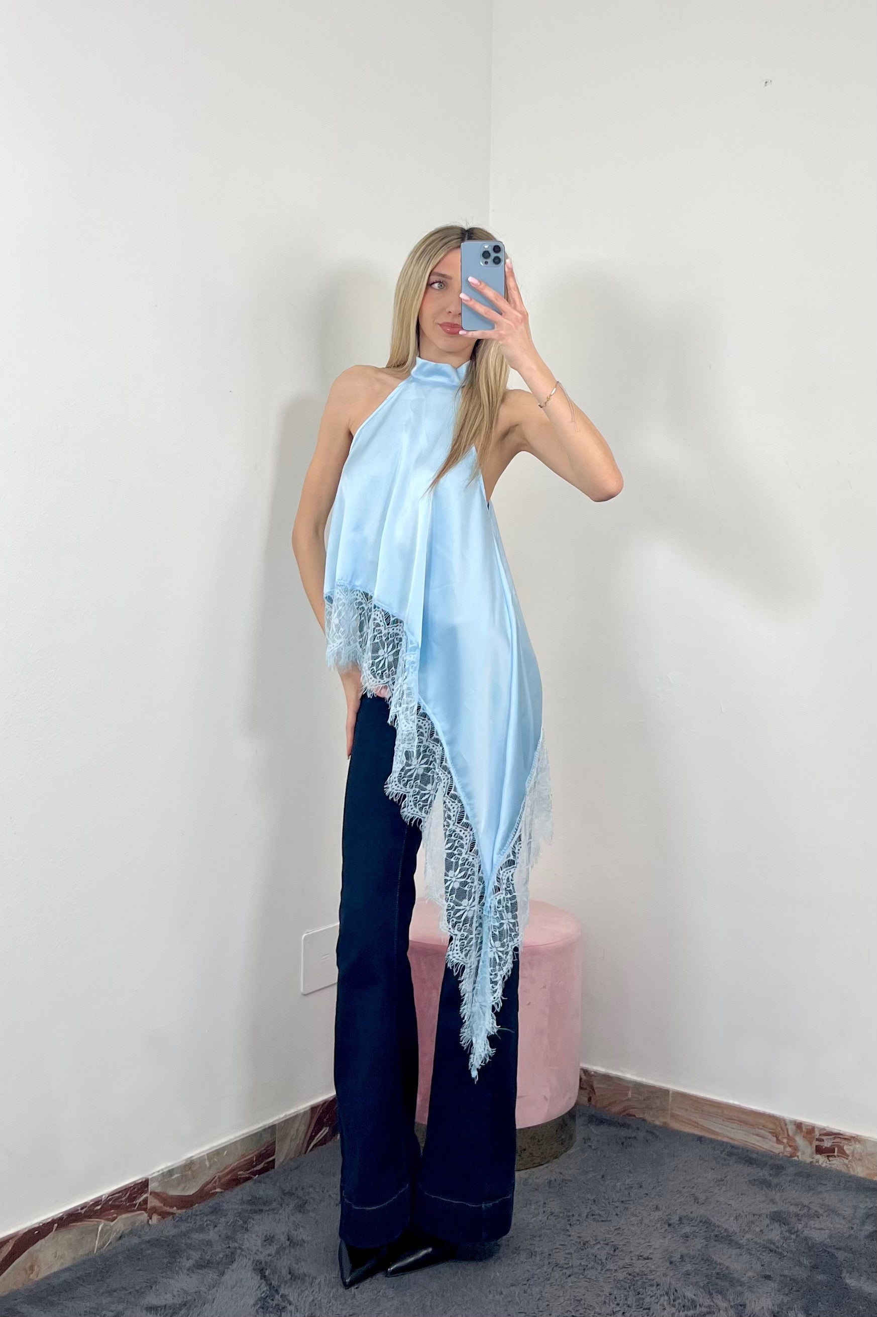 Maglia Lace Halter