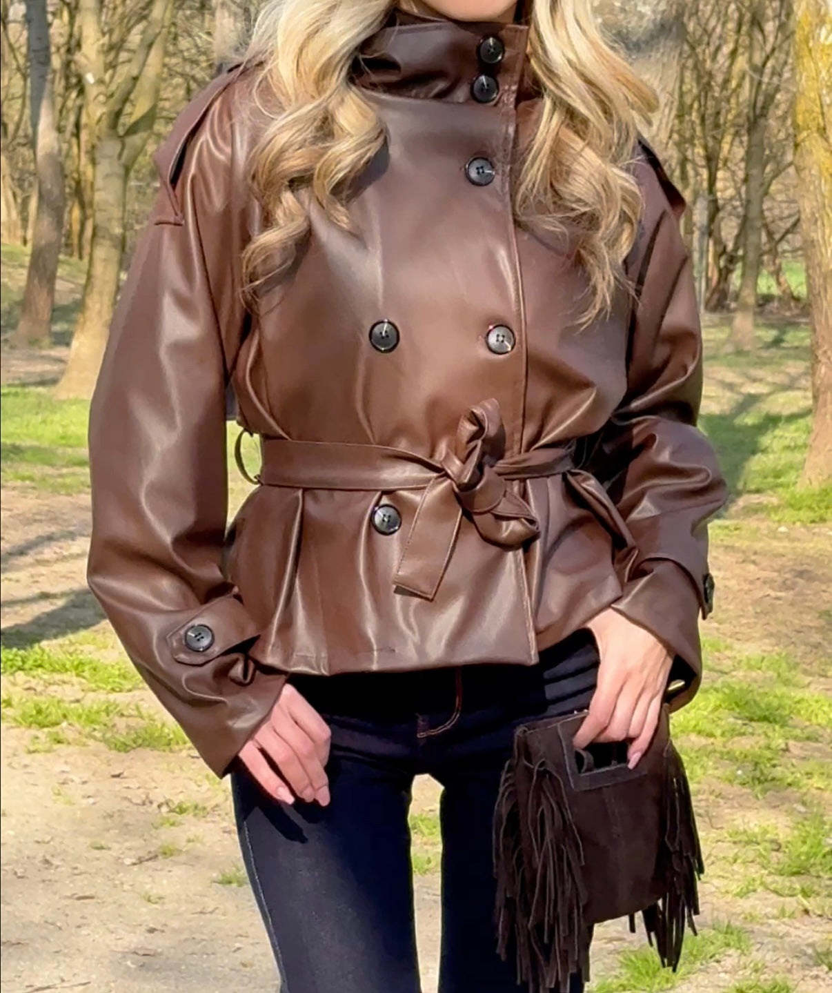 Trench Cleo Ecopelle