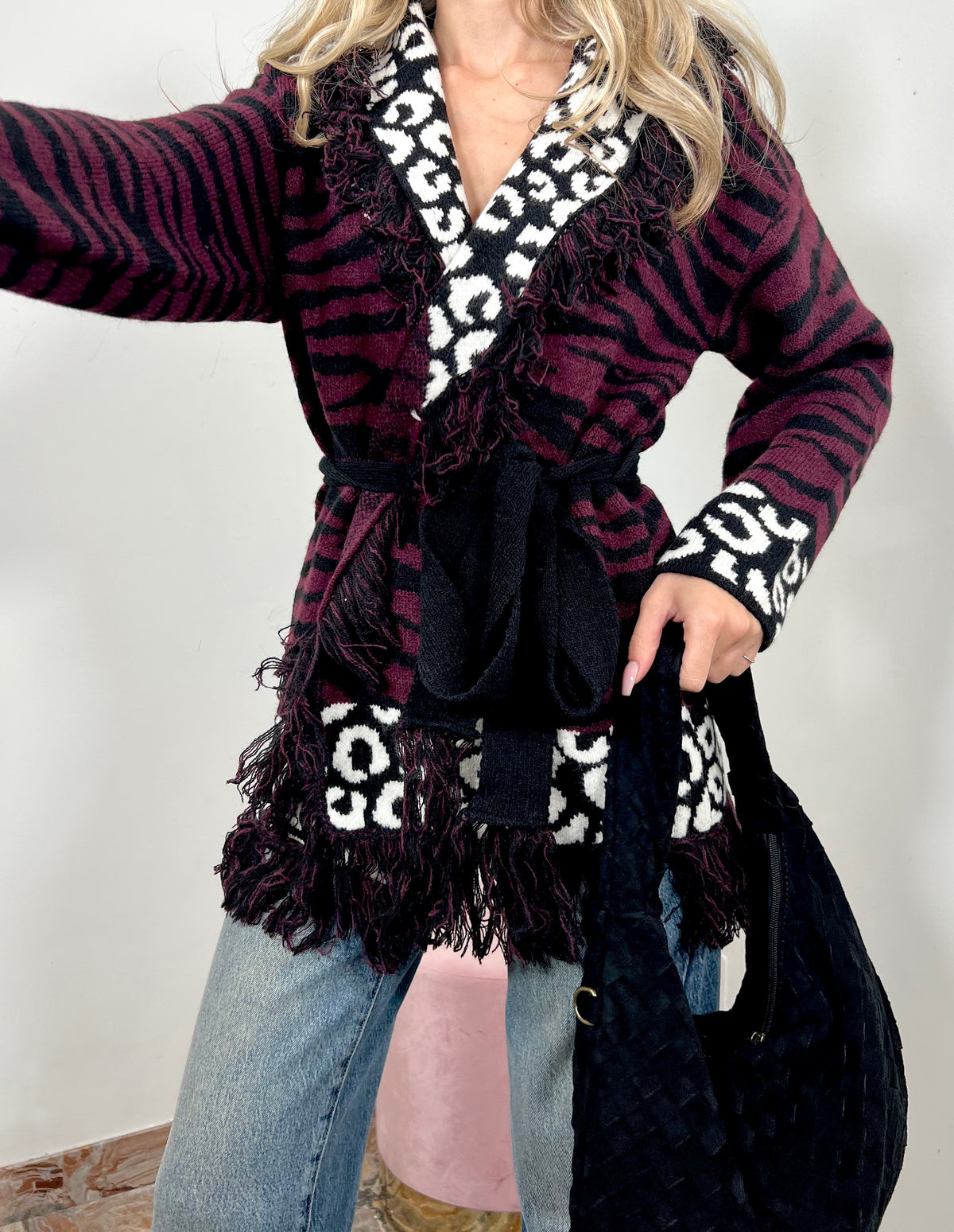 Cardigan Animalier