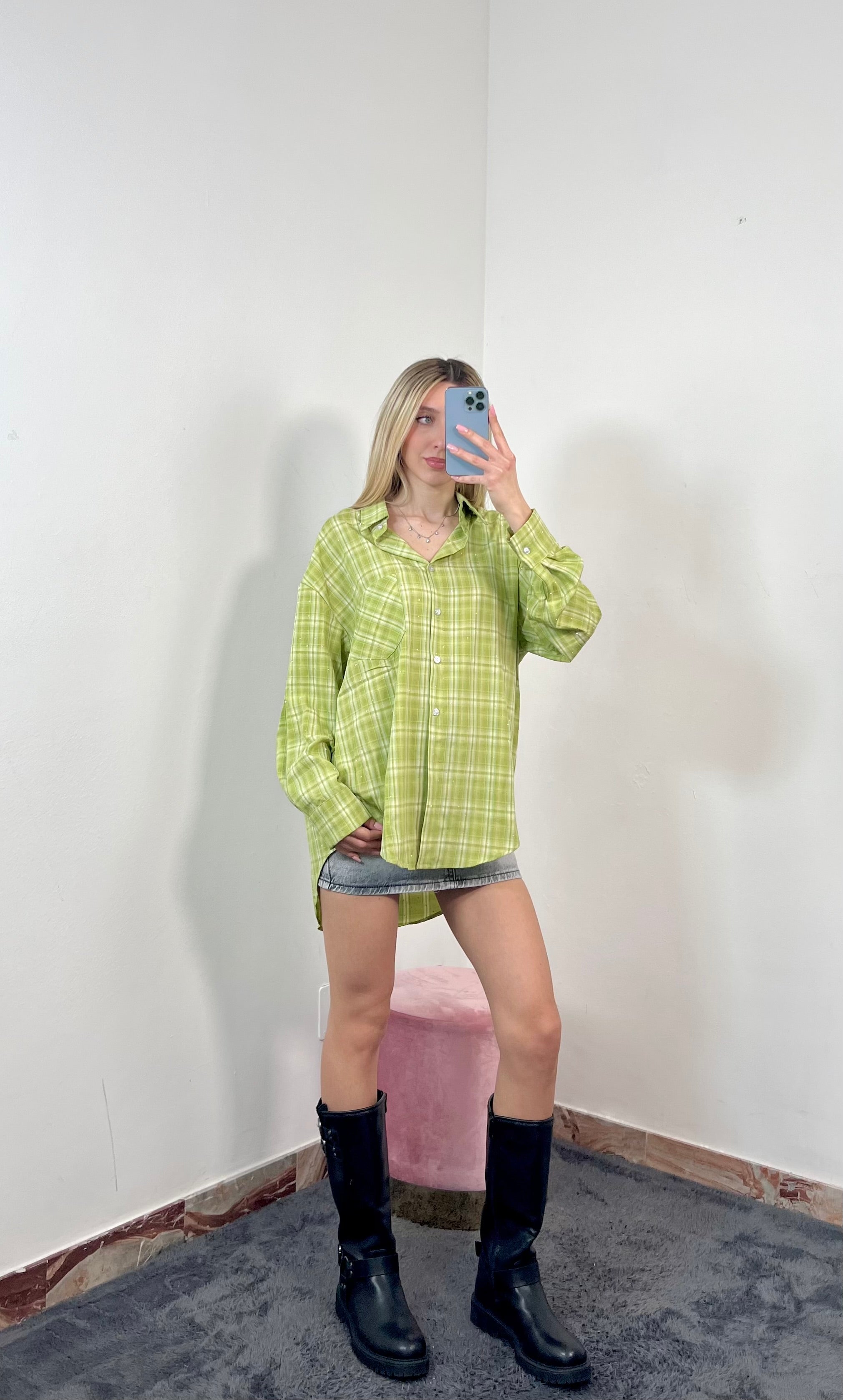 Camicia Tartan Shine