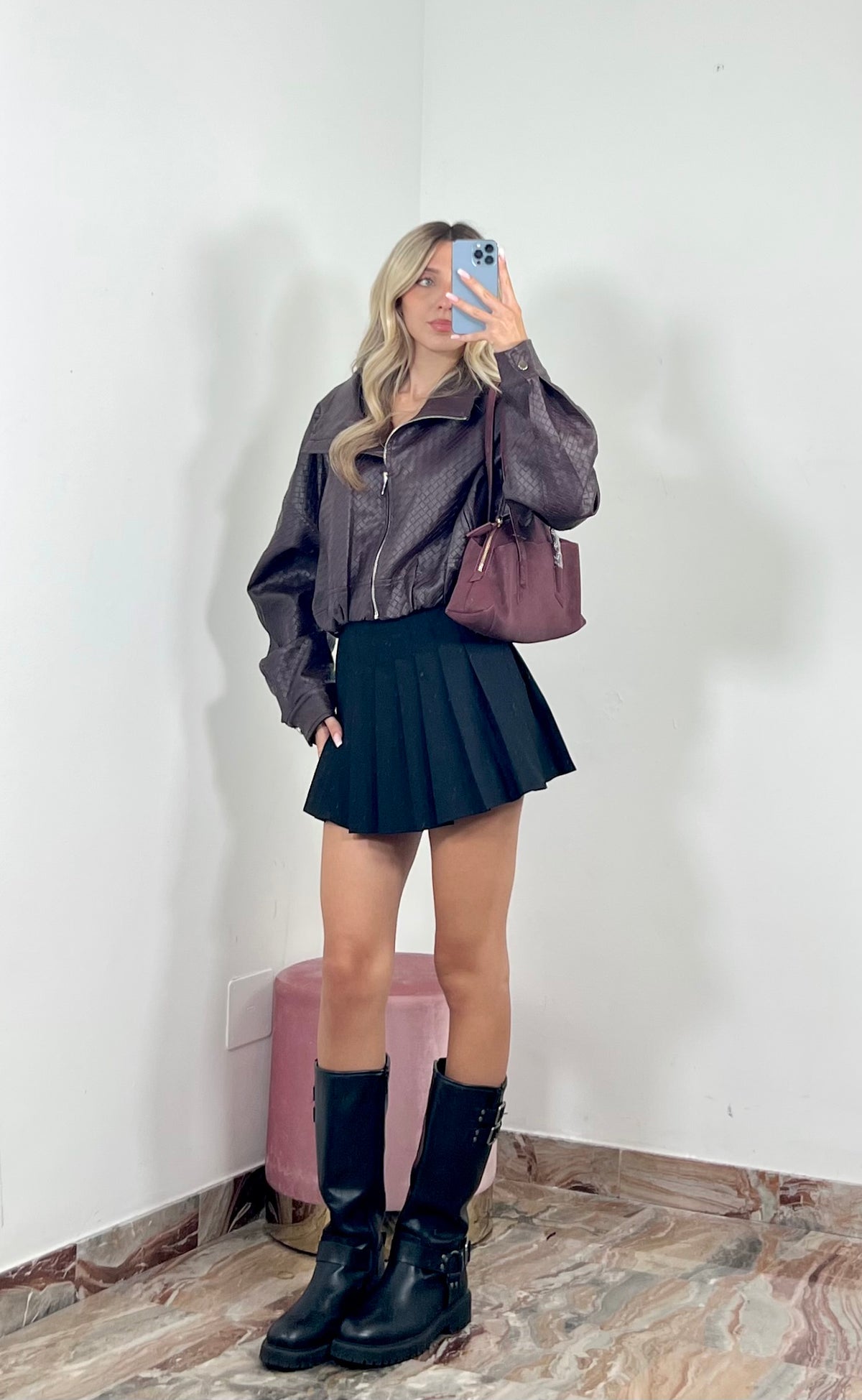 Giacca Bomber Intreccio