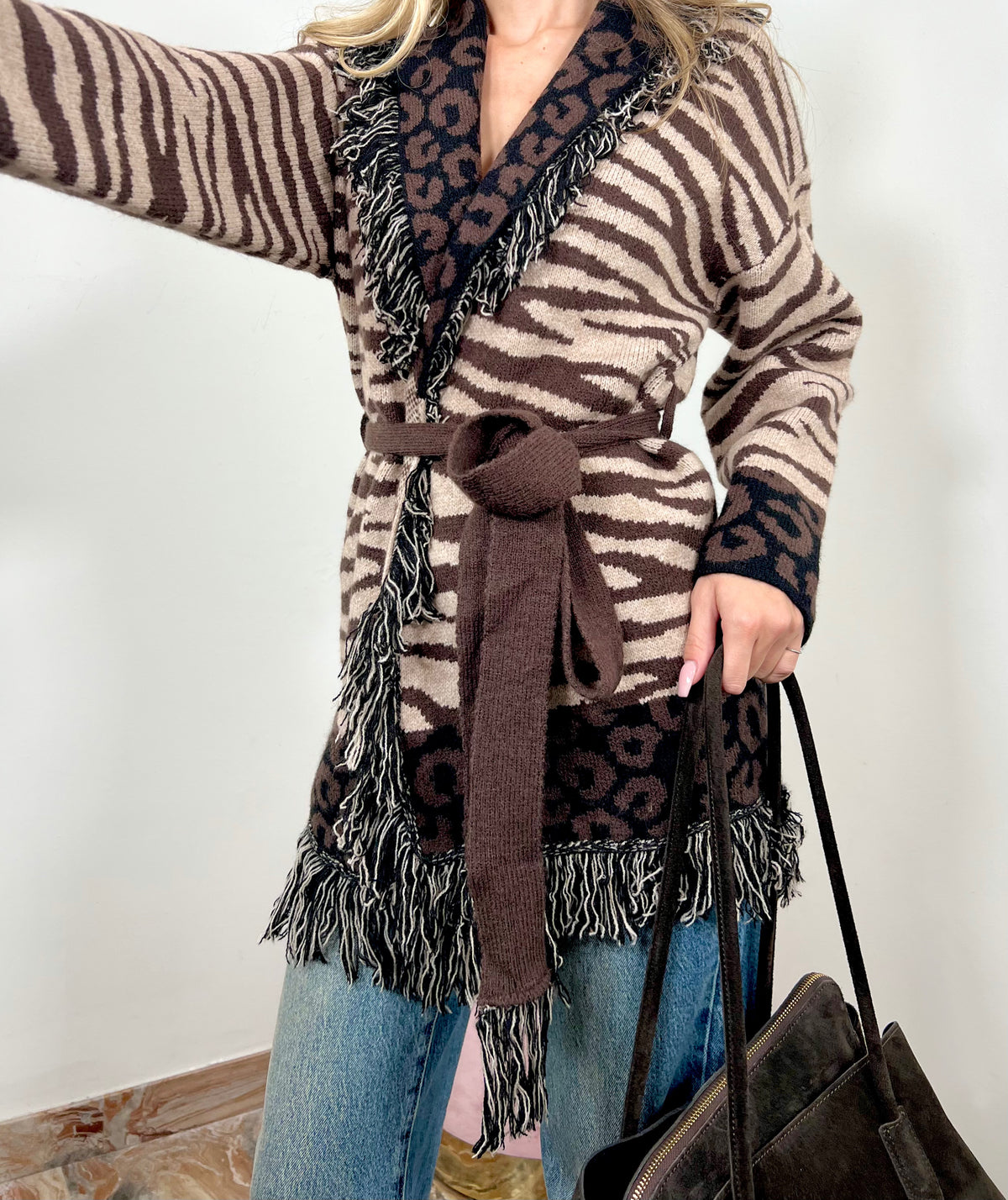 Cardigan Animalier