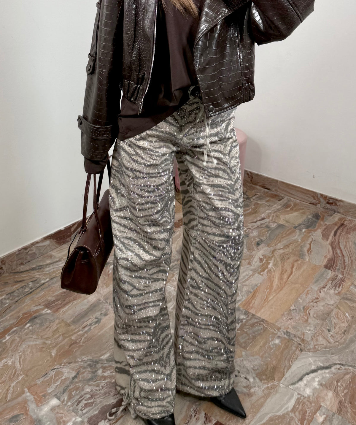 Jeans Zebra Shine