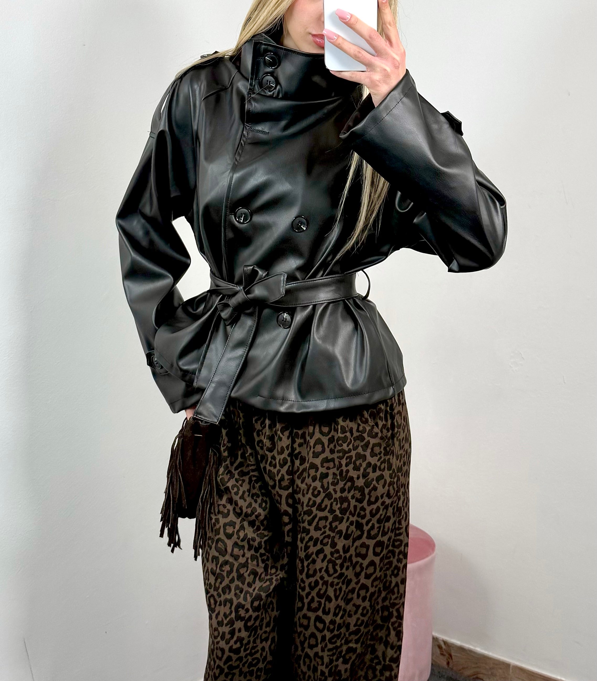 Trench Cleo Ecopelle