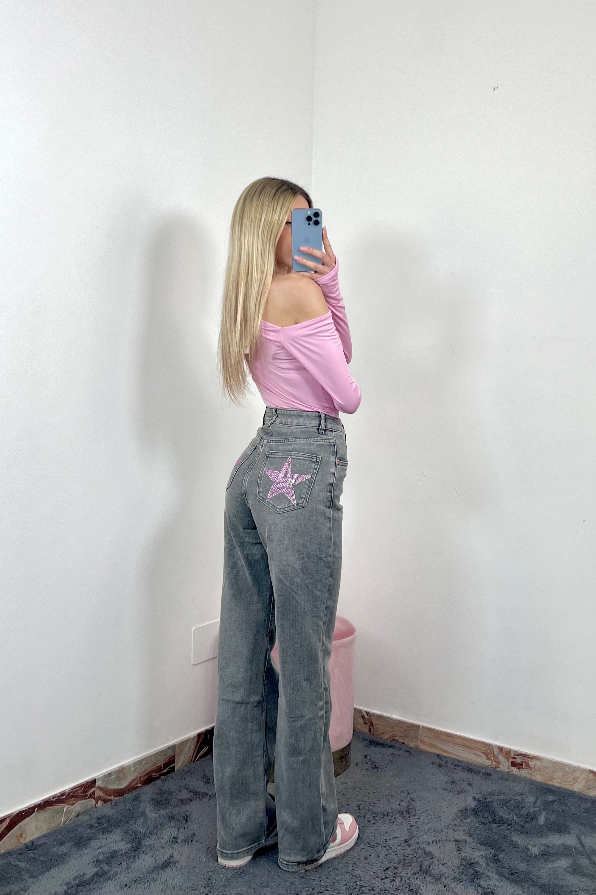 Jeans Stars Pink