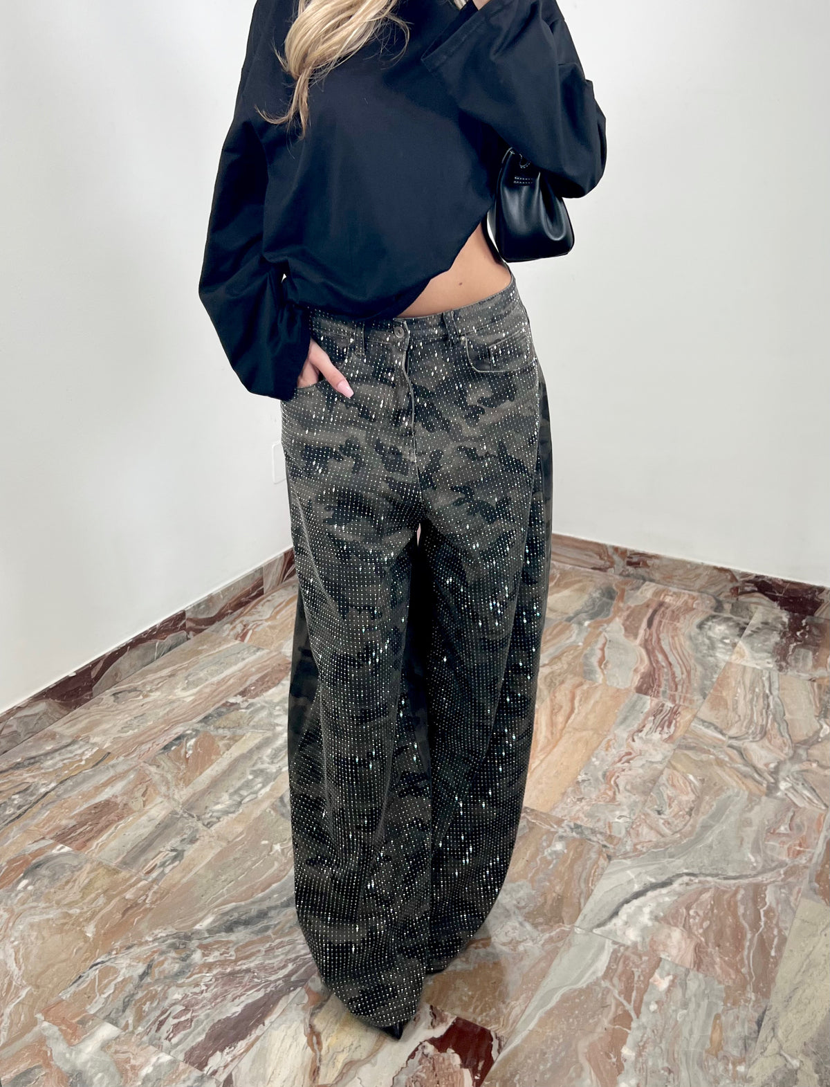 Jeans Camo Shine