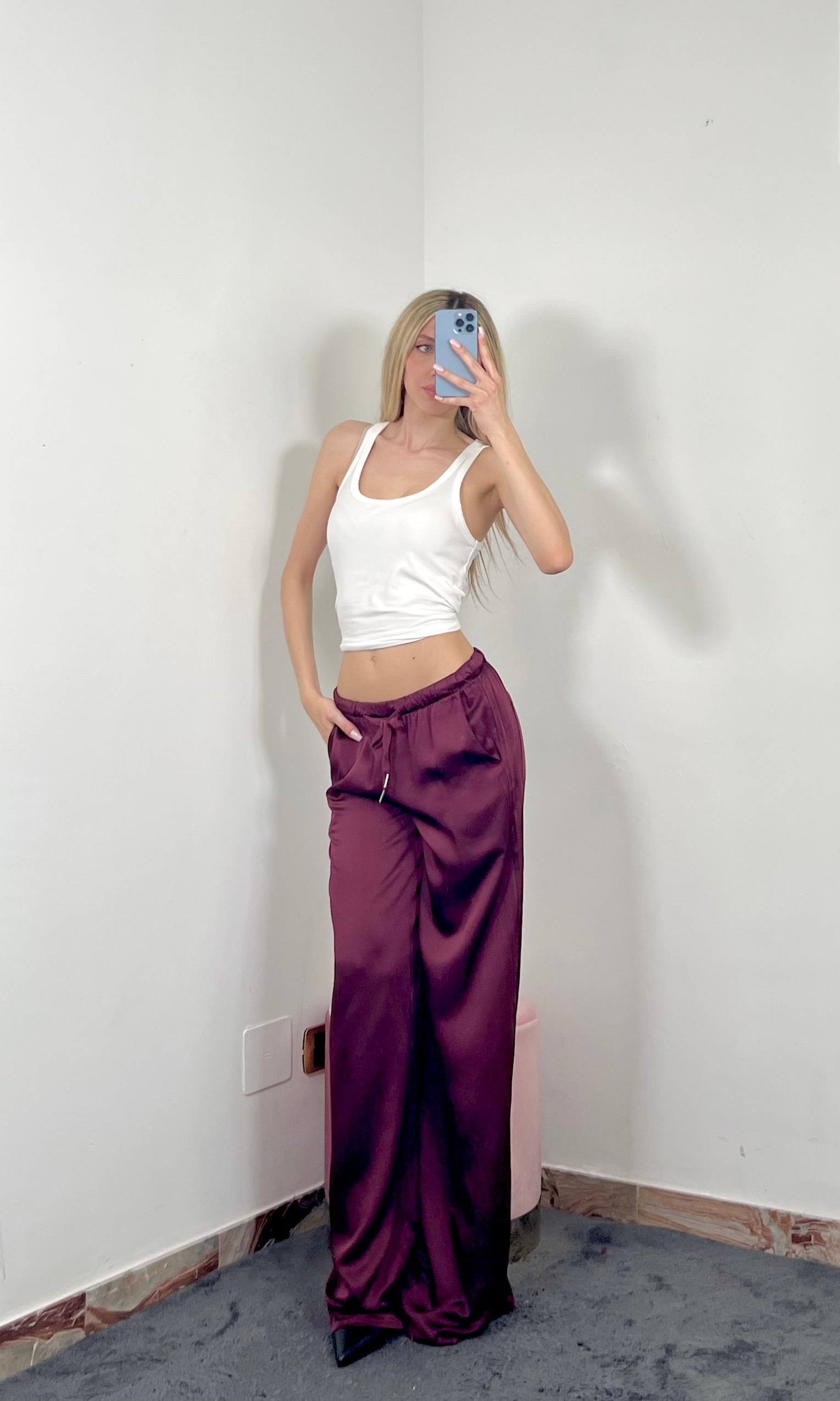 Pantalone Satin