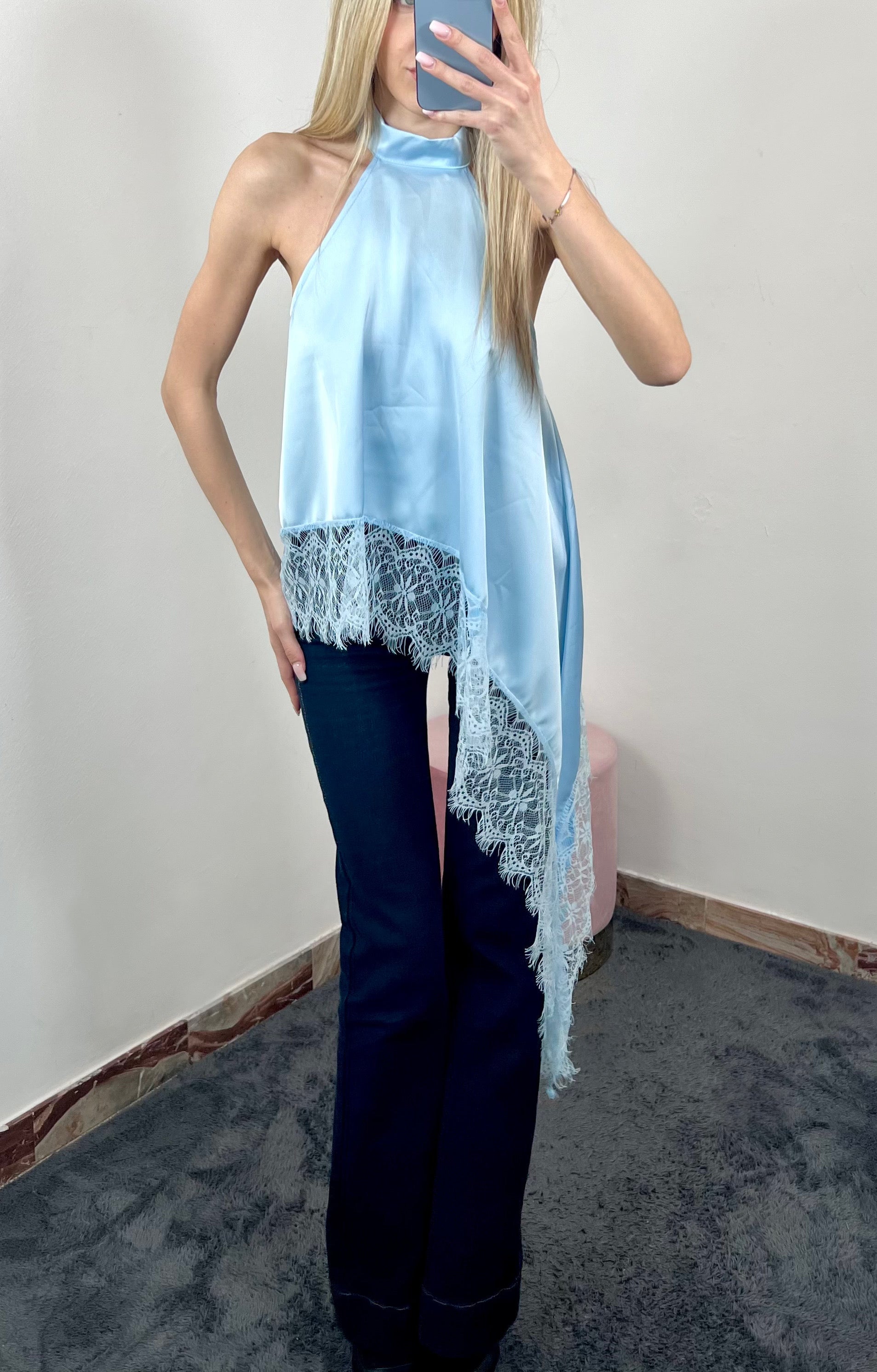 Maglia Lace Halter