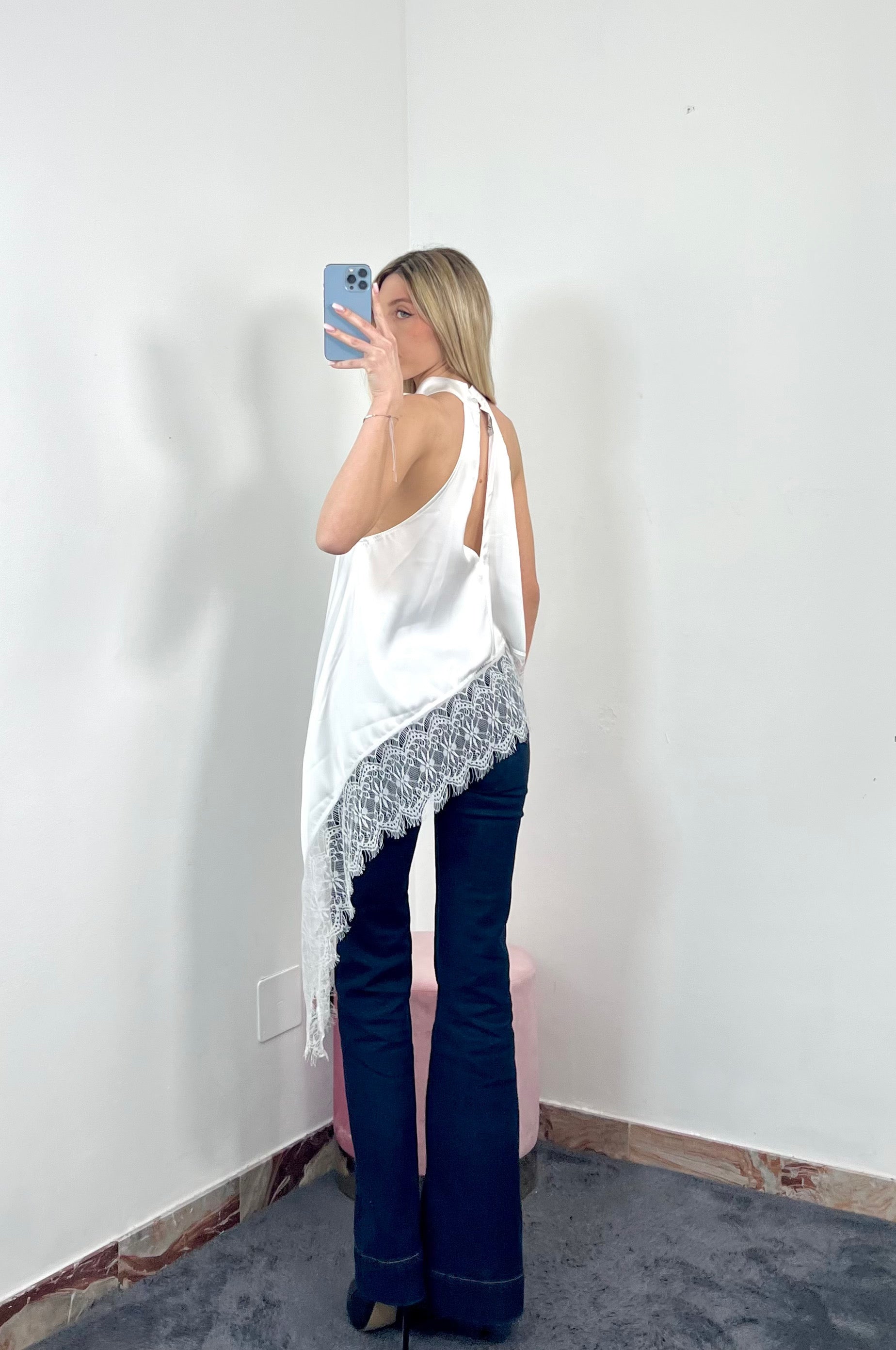 Maglia Lace Halter