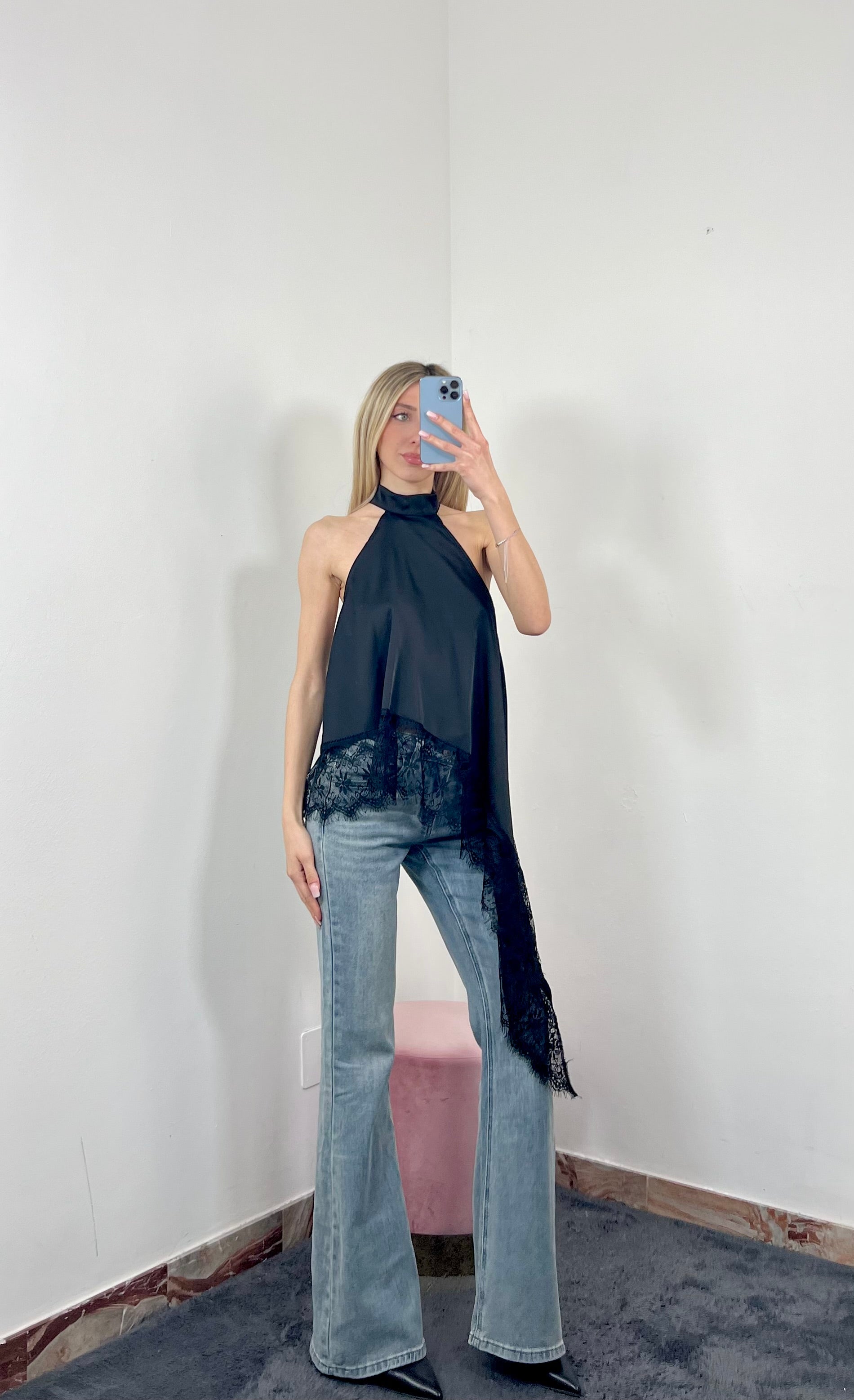Maglia Lace Halter