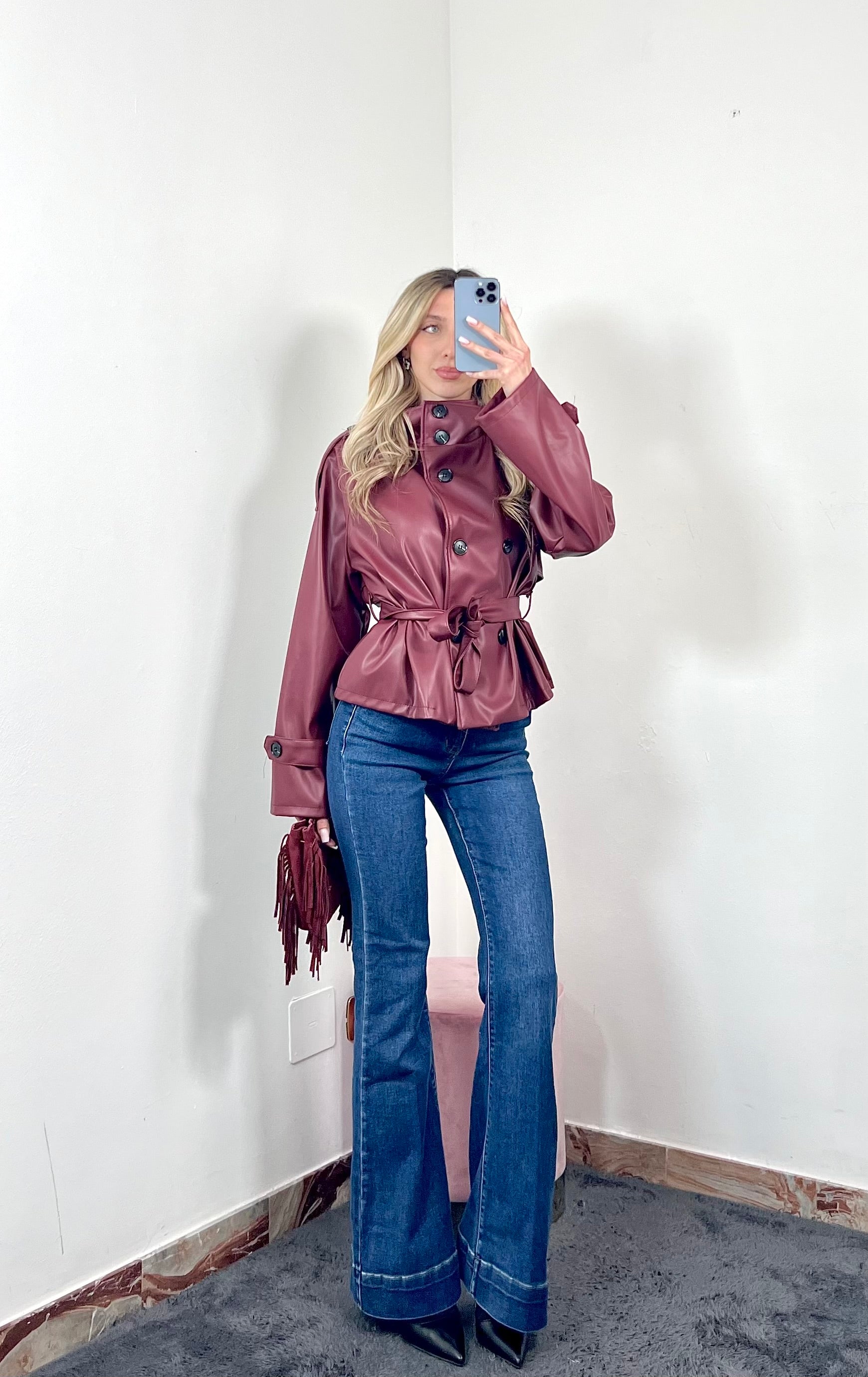 Trench Cleo Ecopelle
