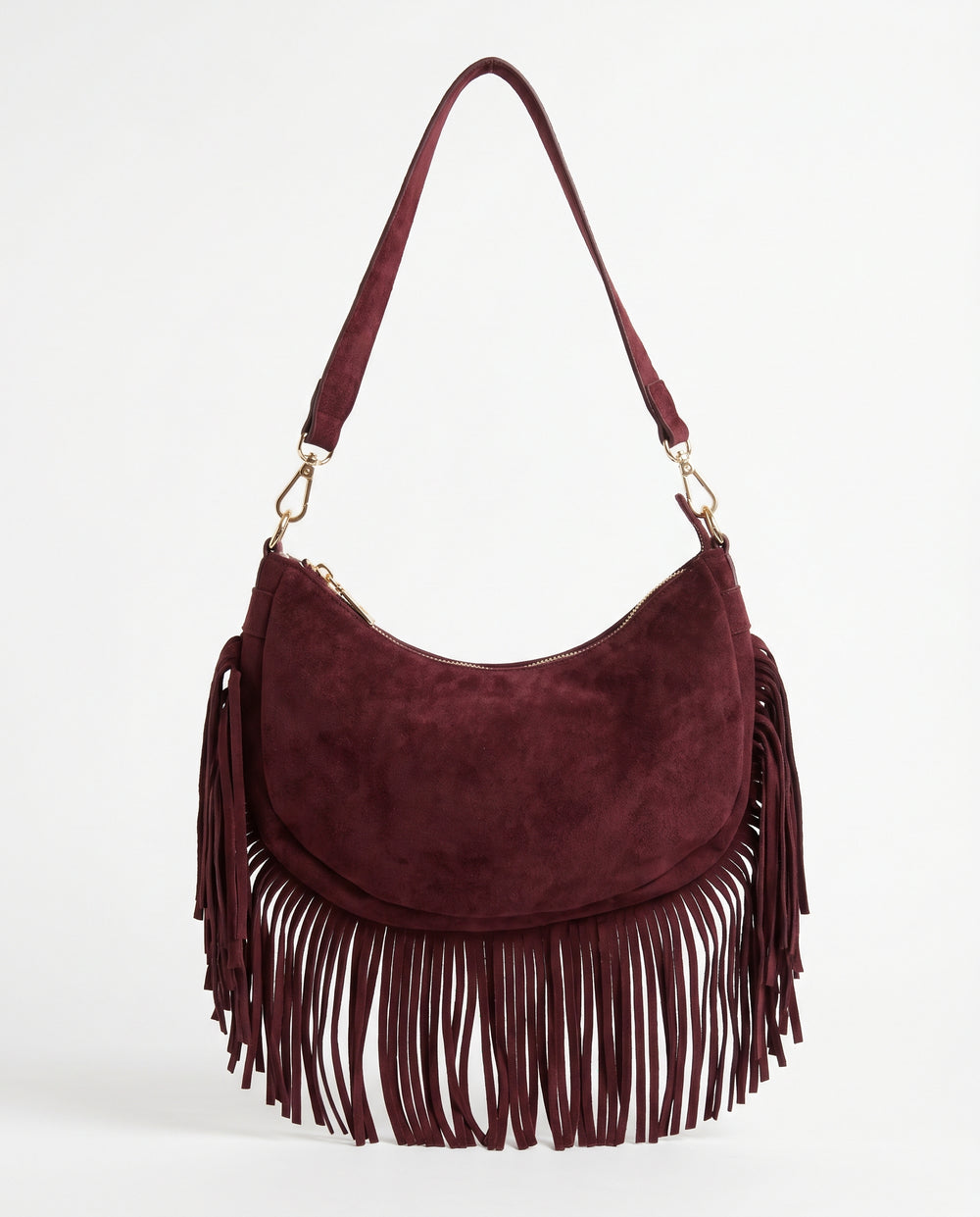 Borsa Frange Suede
