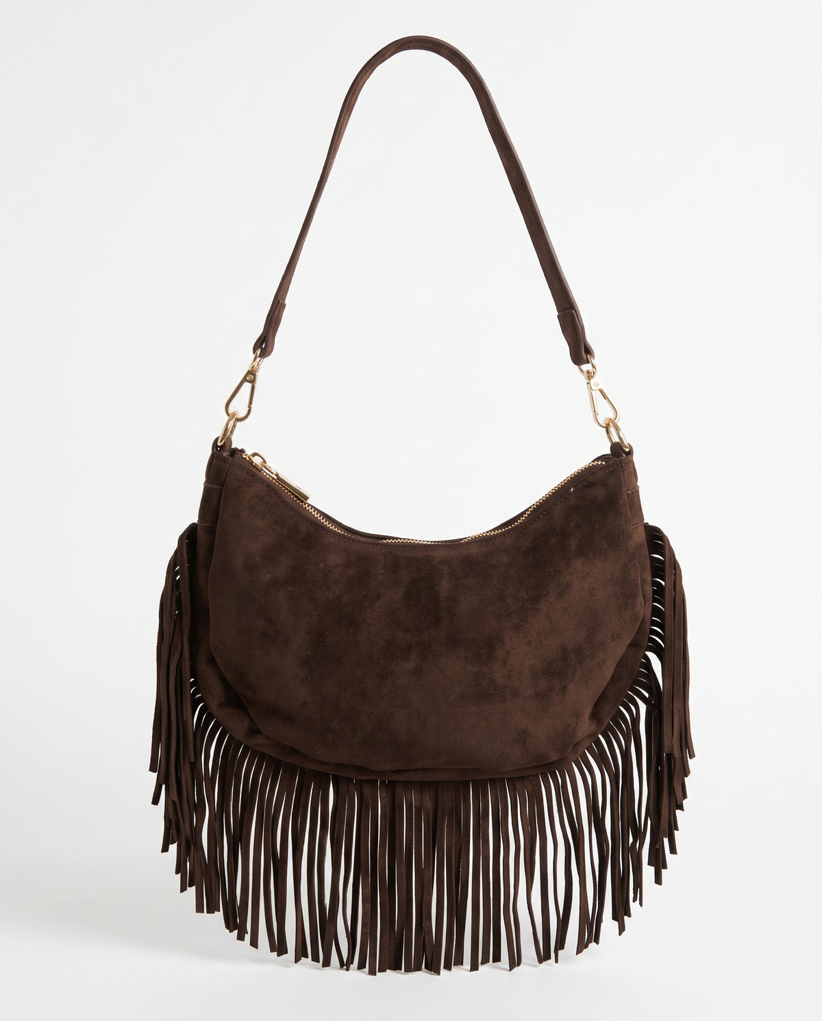 Borsa Frange Suede