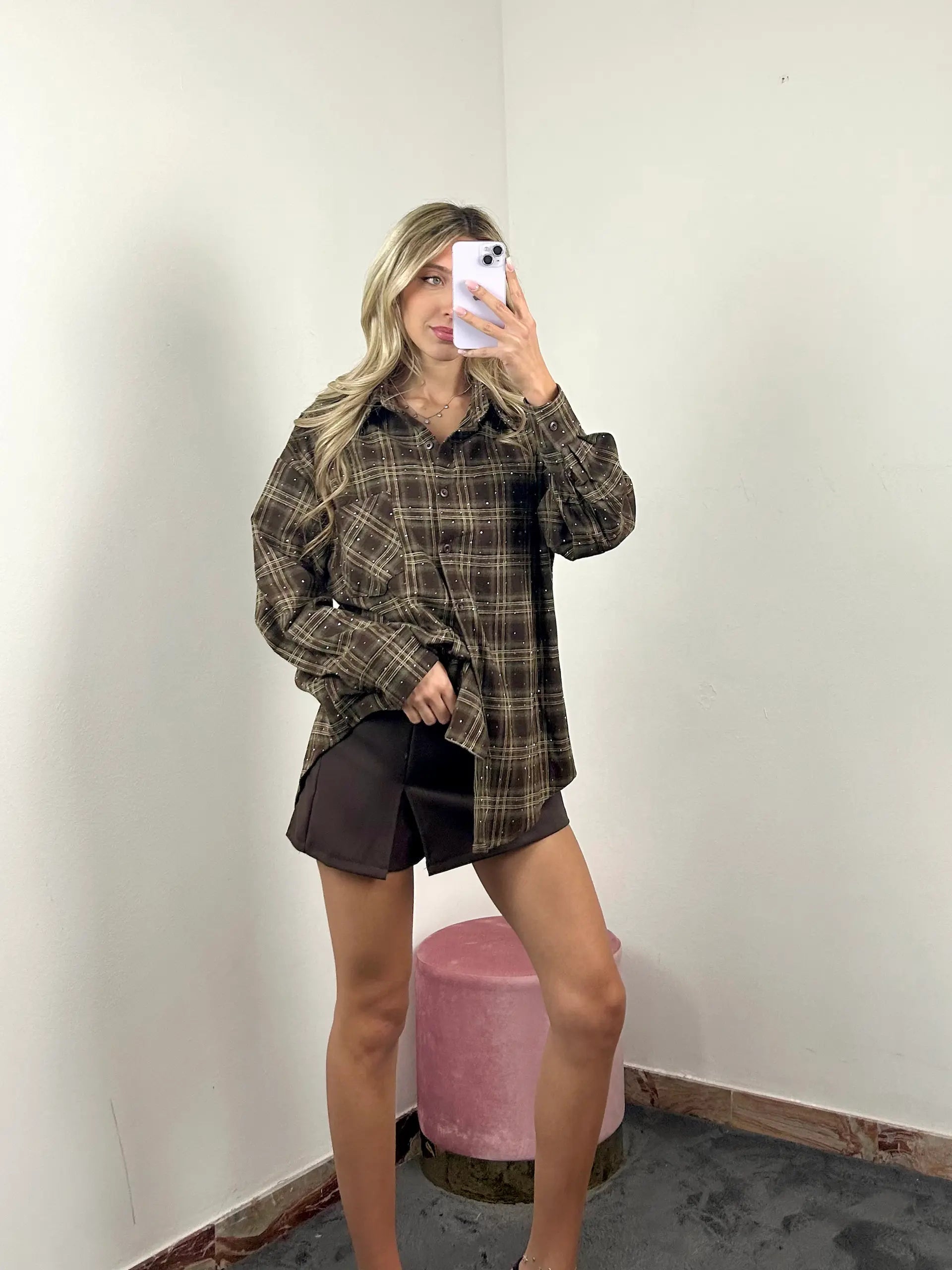 Camicia Tartan Shine