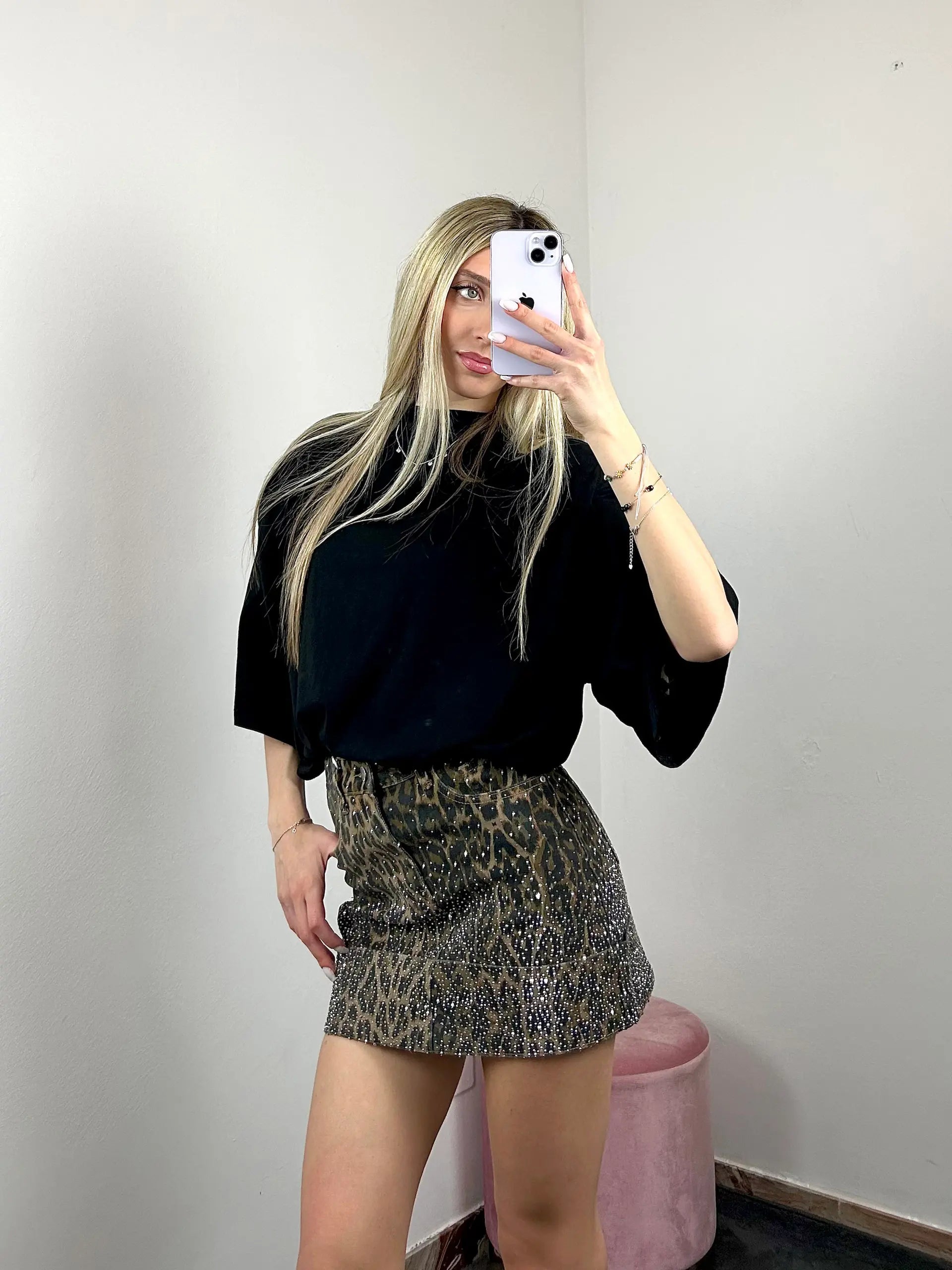 Gonna Folded Shine Leo